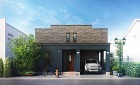 車好きを満足させるインダストリアルなデザ... ガレージのある家