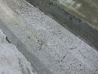 床面の塗膜のハガレ