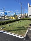 外構　駐車場　芝生　工事