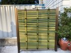 施工事例 アーカイブ | 2ページ目 (... 人工竹垣　青竹　御簾垣