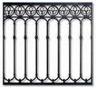 鋳物バルコニー手すりのSLS08　鋳物開... 0834