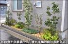 細長い花壇を植木レイアウトによって洋風の雰囲気に-足立区G様邸 細長い花壇を植木レイアウトによって洋風の雰囲気に-足立区G様邸