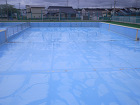 北上市立O小学校様 プールライン塗装工事... 北上市立O小学校様 プールライン塗装工事