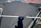   東金市日吉台　G様邸　屋根カバー工事はDsルーフィングのディプロマットスター  バルコニーFRP防水・付帯塗装・雨樋交換も行いました　