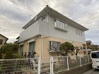 玄関脇のポーチ柱の剥がれが気になりチラシ... 大網白里市 N様邸 玄関脇のポーチ柱...