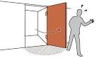 建具用フラット扉｜施工例・採用事例｜家具... 開き戸の場合　画像