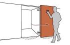 建具用フラット扉｜施工例・採用事例｜家具... アーム式フラット扉の場合　画像