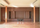 家具施工例 幅7mのリビングボード+仏壇収納 家具施工例 幅7mのリビングボード+仏壇収納