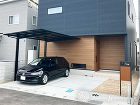 京阪グリーン | 滋賀・京都・大阪のエク... 黒と木目のコントラストで魅せるシンプルモ...