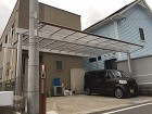 駐車スペースがこんなに広がりました 大津... 真ん中の柱をなくして広々スペース 大津市