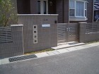 美しい門周りと管理のしやすいお庭へリニュ... 白いラインのハーモニー 草津市