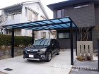 モノトーンに植栽で奥行きを持たせたモダン... モノトーンに植栽で奥行きを持たせたモダン...