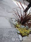 モノトーンに植栽で奥行きを持たせたモダン... モノトーンに植栽で奥行きを持たせたモダン...