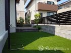 タイルデッキと人工芝でお庭時間を快適に ... タイルデッキと人工芝でお庭時間を快適に ...