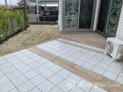 木調タイルがアクセント。緑が映えるナチュ... 木調タイルがアクセント。緑が映えるナチュ...