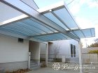 明るくオープンな屋根のカーポート　甲賀市... 明るくオープンな屋根のカーポート　甲賀市