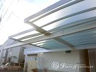 明るくオープンな屋根のカーポート　甲賀市... 明るくオープンな屋根のカーポート　甲賀市