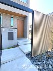 Gスクリーンを玄関前の目かくしに 大津市... Gスクリーンを玄関前の目かくしに 大津市