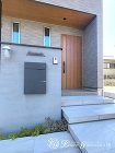 Gスクリーンを玄関前の目かくしに 大津市... Gスクリーンを玄関前の目かくしに 大津市