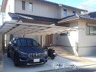 プライバシーを確保した玄関まわりにリフォ... 車の出入りに邪魔な柱のない後方柱のカーポ...