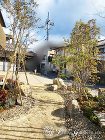 自然と調和した洗練の外構デザイン　大津市