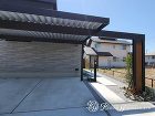 モダンな家に映える、シンプルで美しい新築外構　長浜市
