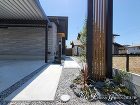 モダンな家に映える、シンプルで美しい新築外構　長浜市
