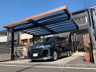 お家を引き立て、外観の主役となる豪華なカーポート　京都市