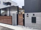 モダンな邸宅にふさわしい、機能と美しさを備えた外構　大津市