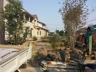 太田市N様邸|優しいアールが包む庭。芝生...