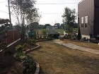 太田市N様邸|優しいアールが包む庭。芝生...