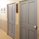 サイズオーダー木製玄関ドア　WORKS　施工実例