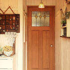 お家　木製玄関ドア　WORKS　施工実例