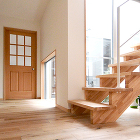 お家　木製玄関ドア　WORKS　施工実例