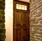 お家　木製玄関ドア　WORKS　施工実例