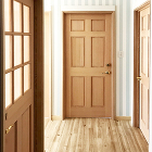 お家　木製玄関ドア　WORKS　施工実例