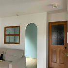 お家　木製玄関ドア　WORKS　施工実例