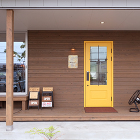 店舗　木製玄関ドア　WORKS　施工実例