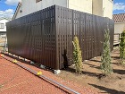 ハーフ?園近隣目隠しフェンス工事