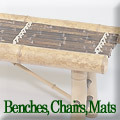 Benches, Chairs, Mats