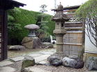 和風庭園施工例8(三灯篭のある前庭)山形...