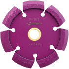 コンクリート・タイル・石材刃物 - 住宅... タケカワダイヤツール【凄!カッター V溝...