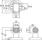 MARUKI HARDWARE CORPORATION【メイクチーズブラケット P-685】P-685 00I