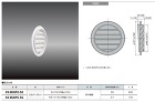 ナスタ【丸型ガラリKS-8835PG/K... ナスタ【丸型ガラリKS-8835PG/K...