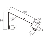 ヨネキン【屋根用片流れ棟80 Y-330... ヨネキン【屋根用片流れ棟80 Y-330...