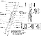 アルインコ【ハンディーロック式２連梯子】ANP-34F?他