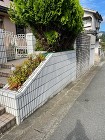 生垣を撤去してフェンスを設置 広島市...