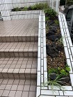 生垣を撤去してフェンスを設置 広島市...
