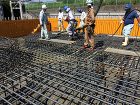 機械台基礎コンクリート金ゴテ仕上げ・モル...