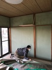 和室壁 聚楽(じゅらく)塗り替え　浜北区...